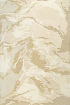 PAPER - Patterned rectangular Lyocell® rug by Toulemonde Bochart - view 3